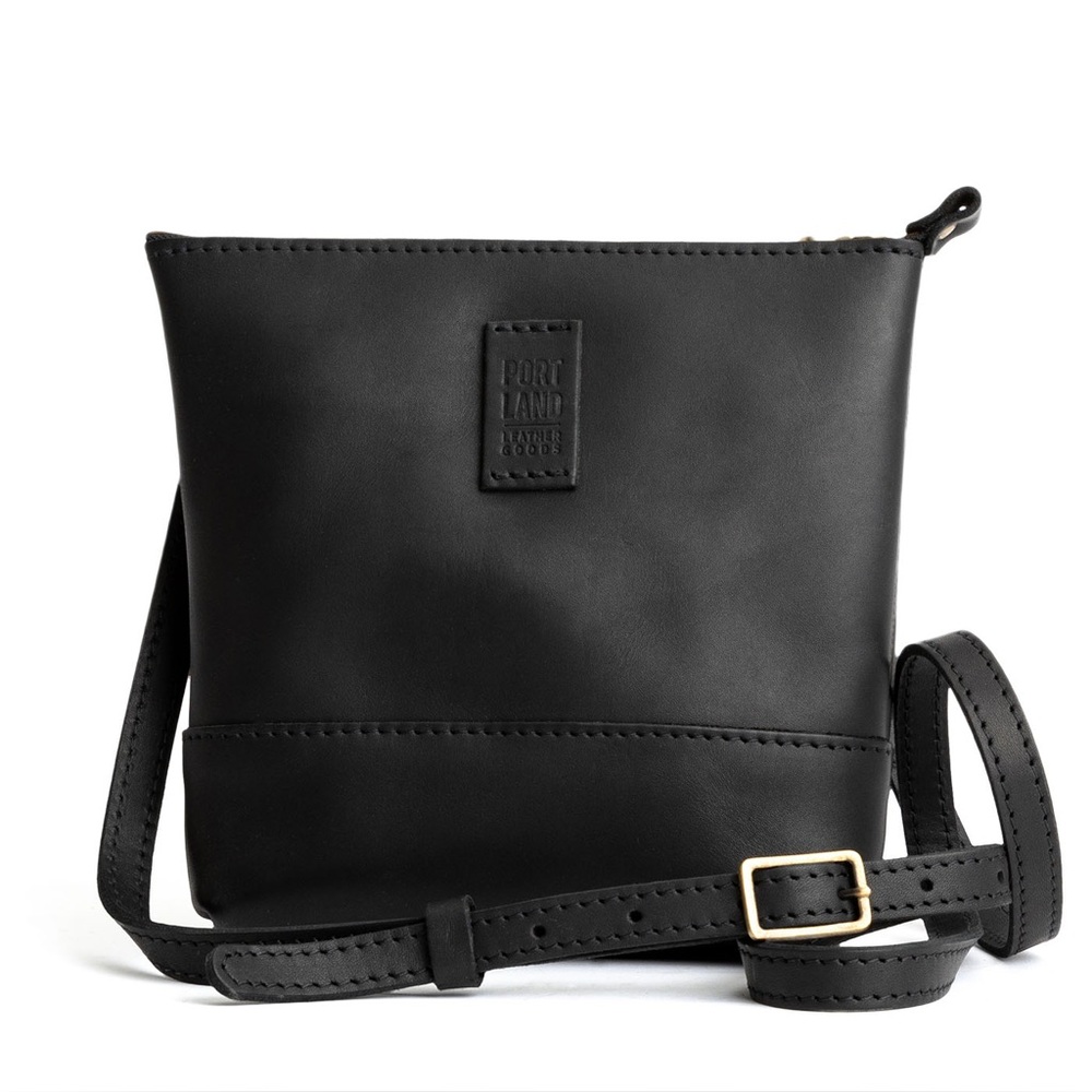 Portland Leather Festival Bag in Black